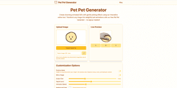 Pet Pet Generator-0 Product Details