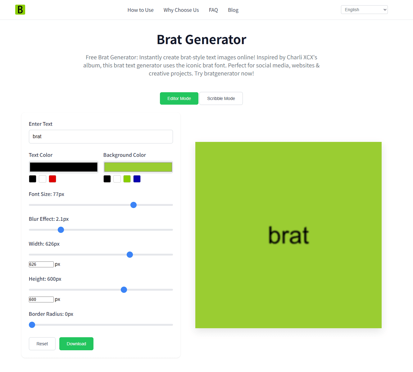 Bratgenerator Product Details