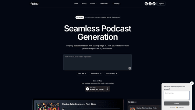 Podcas-0 Product Details