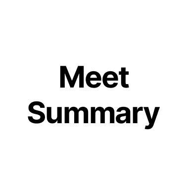 Meet Summary logo