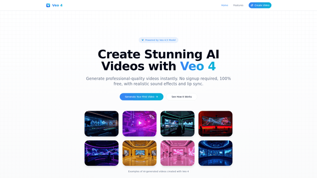 Veo 4 AI Video Generator - 1