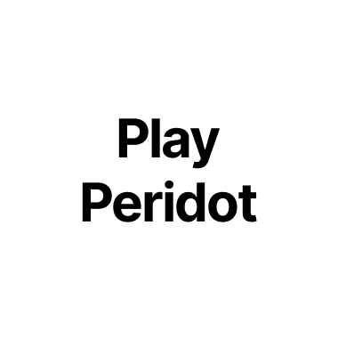Play Peridot logo