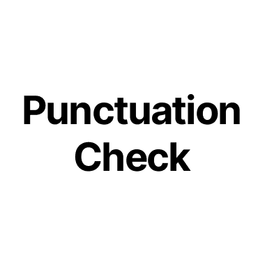Punctuation Check logo