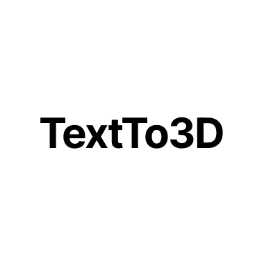 Textto3d logo