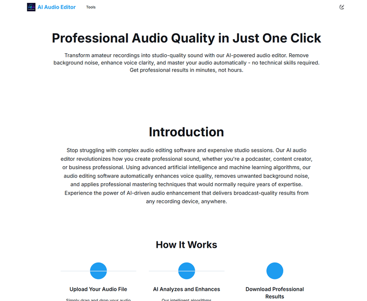 AI Audio Editor - 1