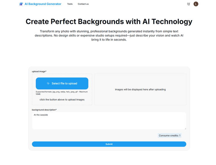 AI Background Generator - 1