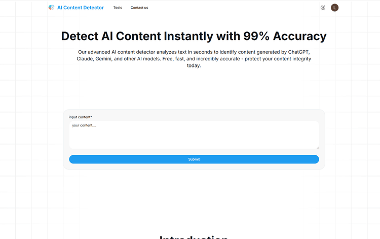 AI Content Detector - 1