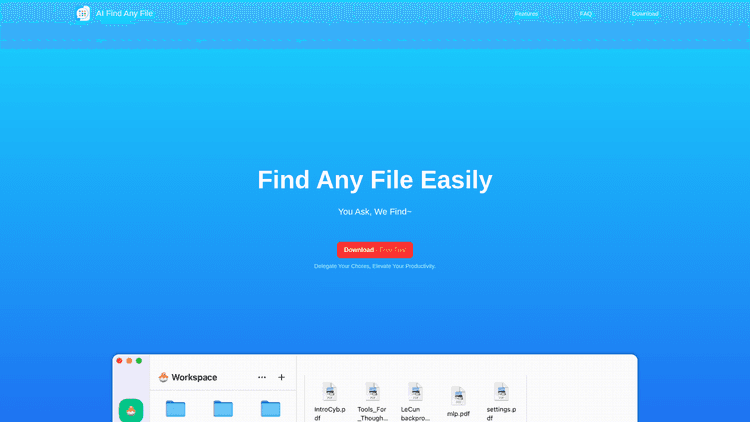 AI Finder Any File - 1