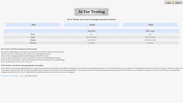 AI For Texting - 1
