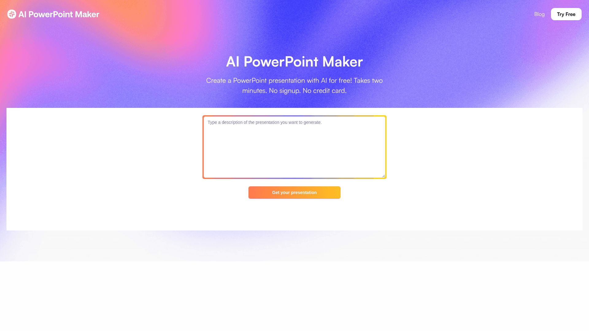 AI Powerpoint Maker - 1