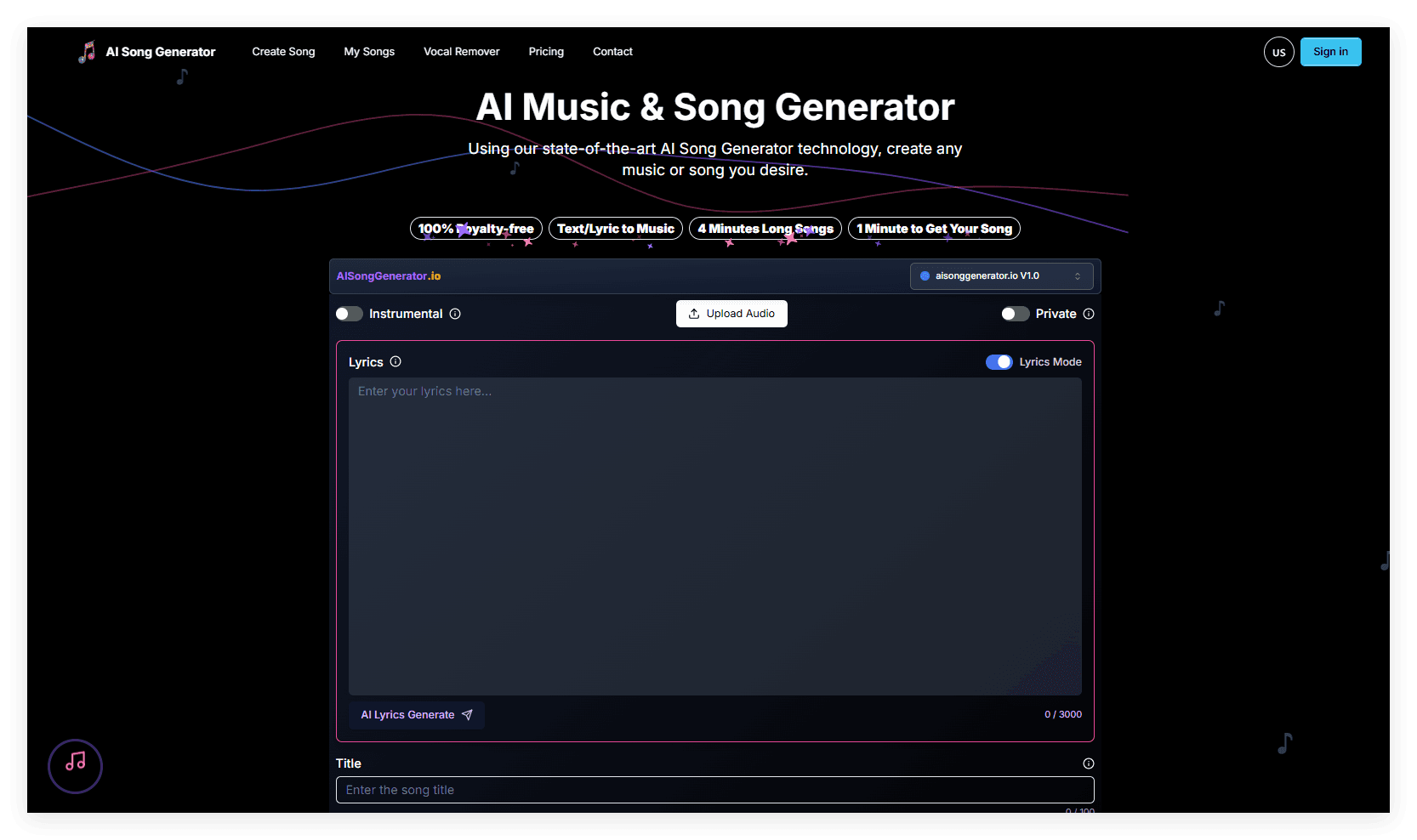AI Song Generator - 3