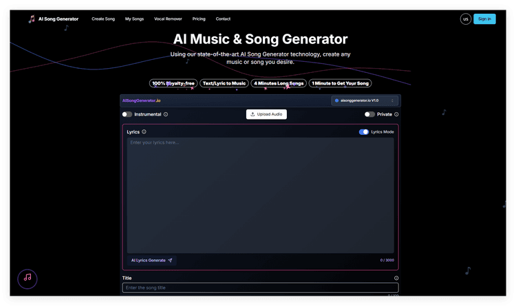 AI Song Generator - 3