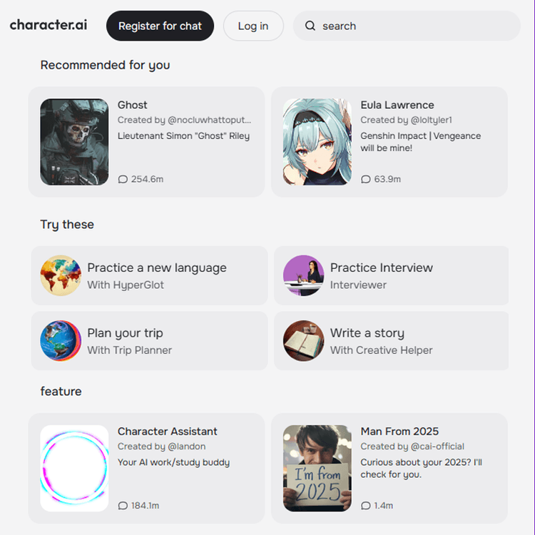 Character.ai - 1