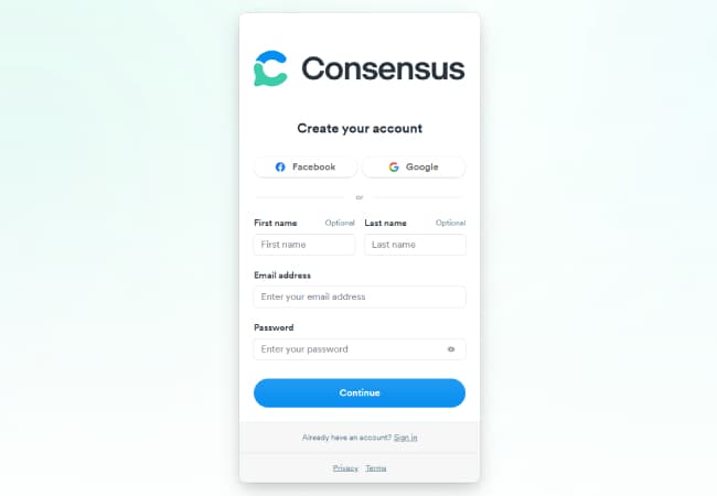 Consensus - 5