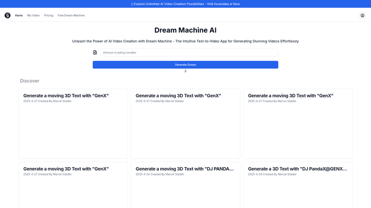 Dream Machine AI - 1