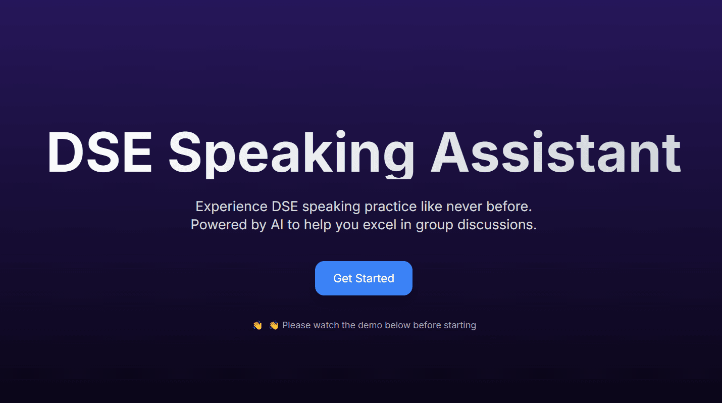 Dse Speaking - 1