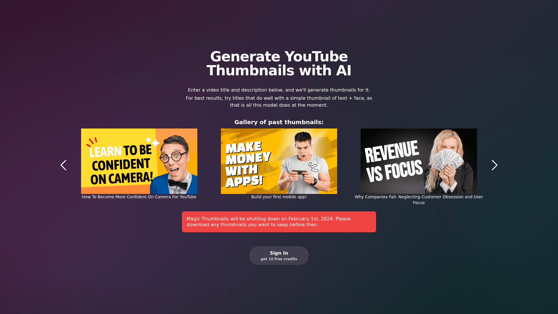 Magic Thumbnails - 1