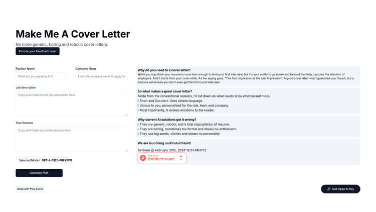 Make Me A Cover Letter - 1