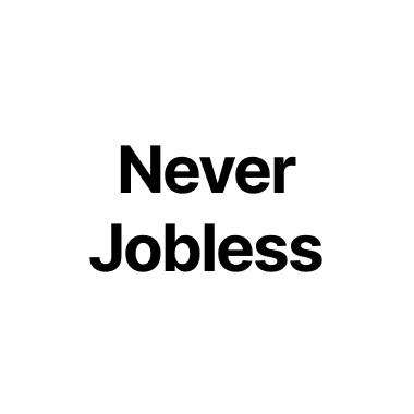 Never Jobless logo