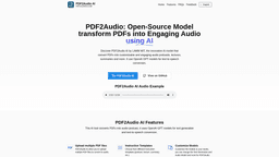 Pdf2audio AI - 1