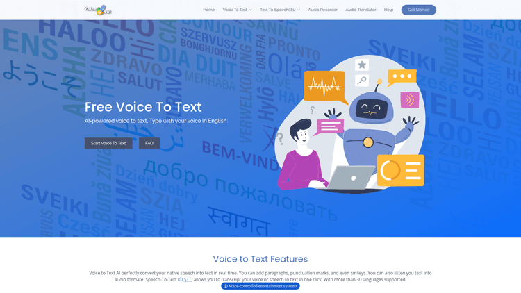 Voicetotext.org - 1