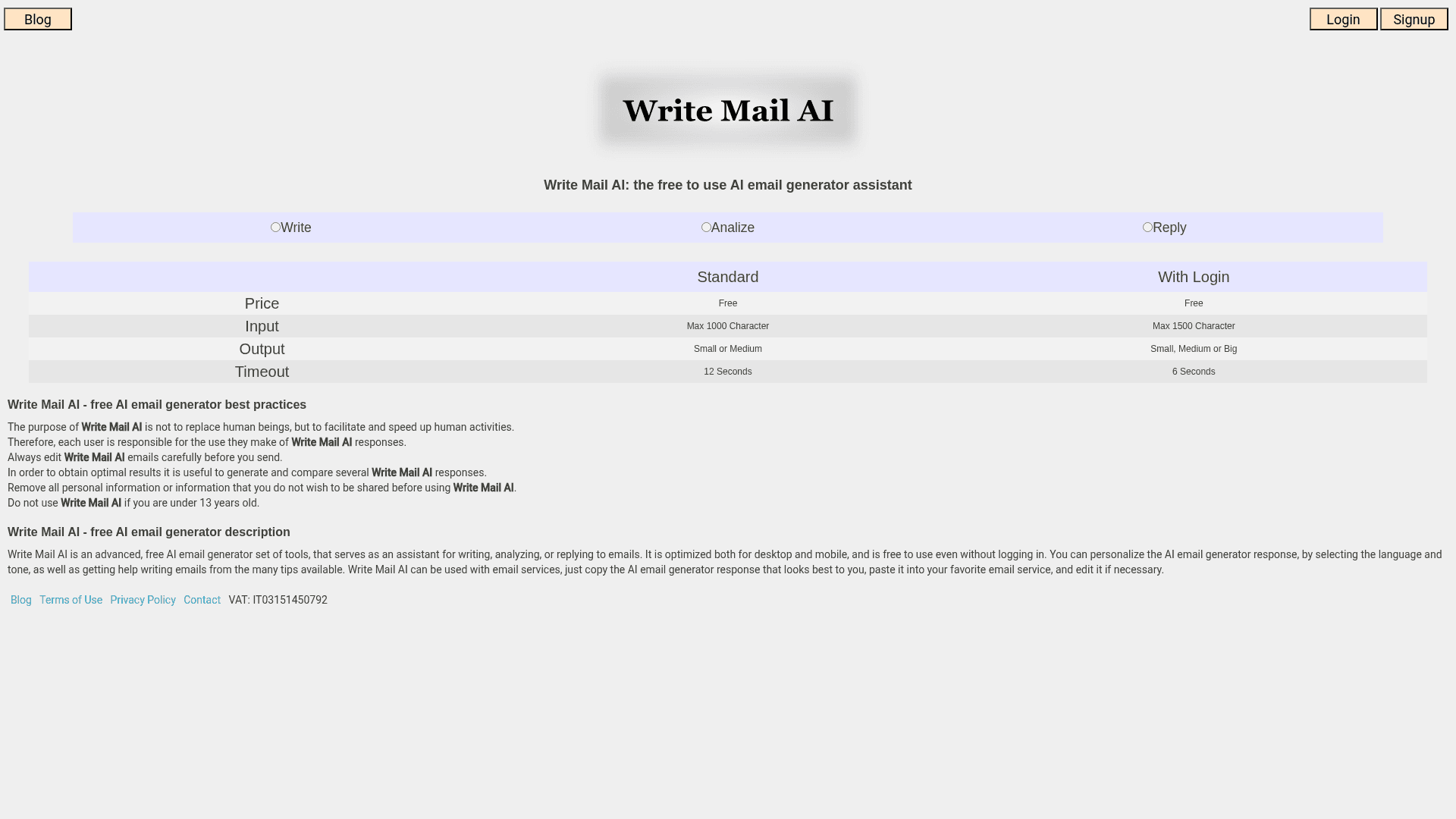 Write Mail AI - 1