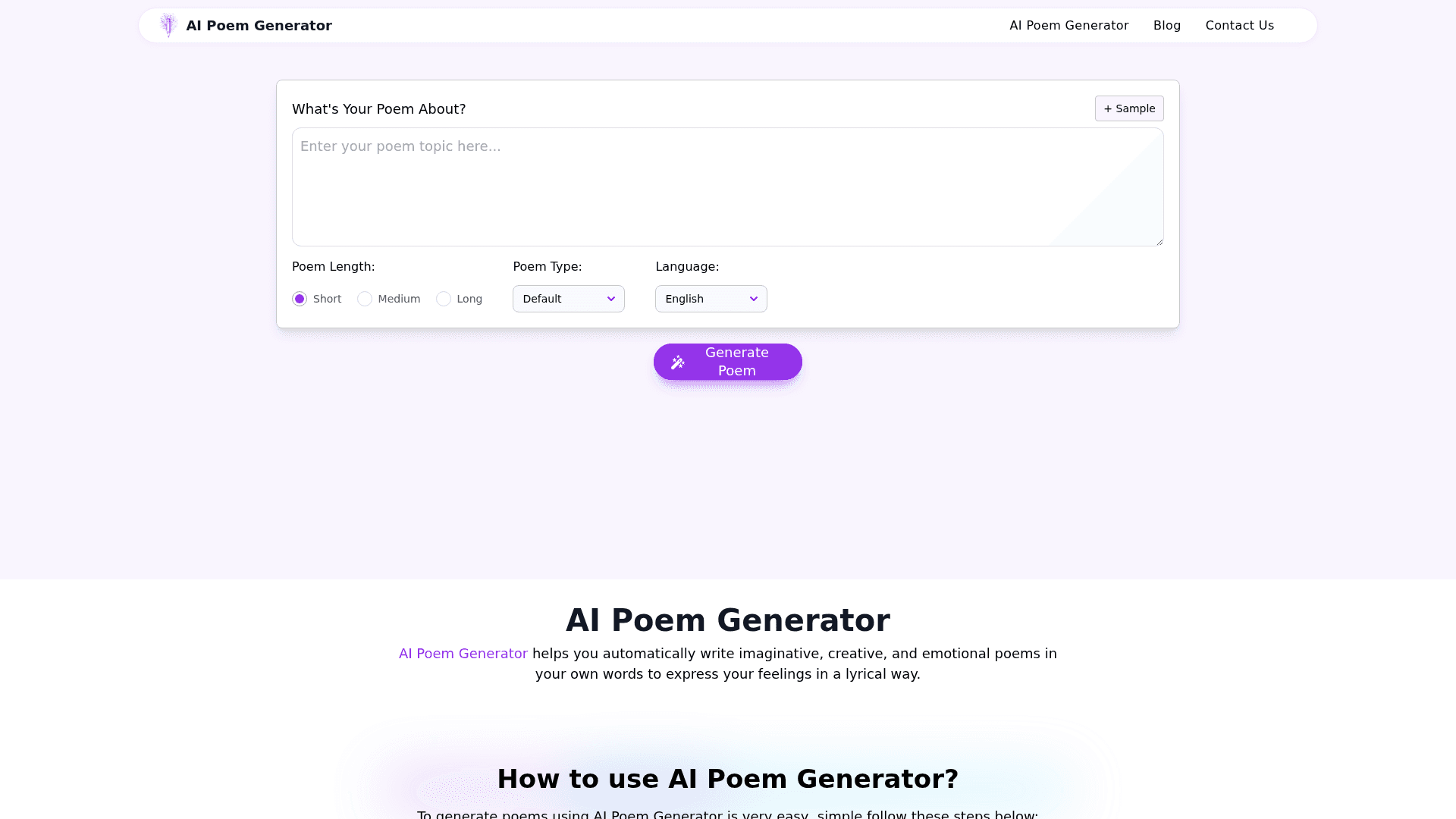 AI Poem Generator.io - 1