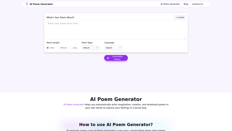 AI Poem Generator.io - 1