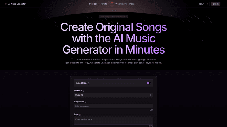 AI Music Generator - 1