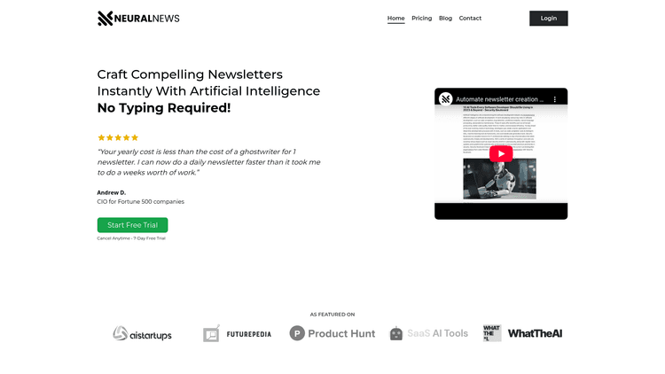 Neural Newsletters - 1