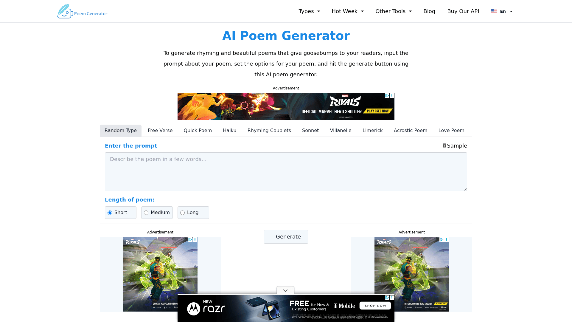 Poem Generator - 1