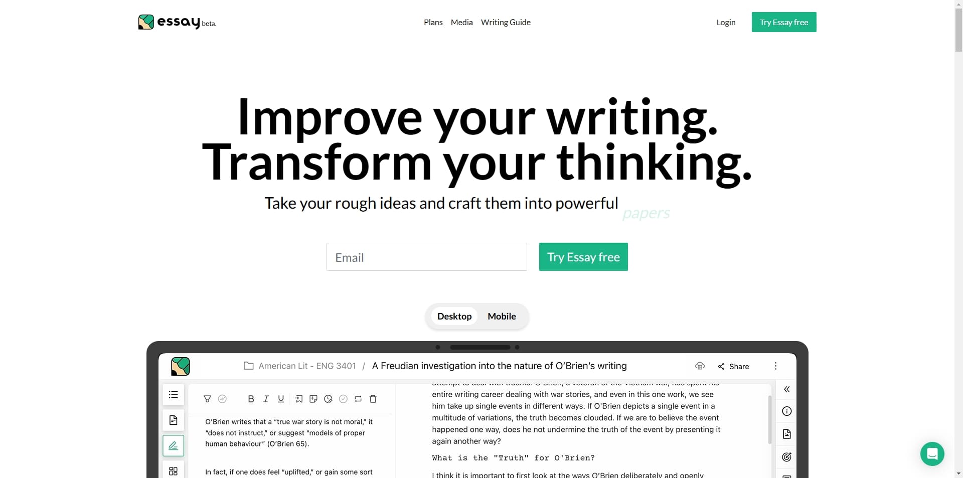 Essay App - 1