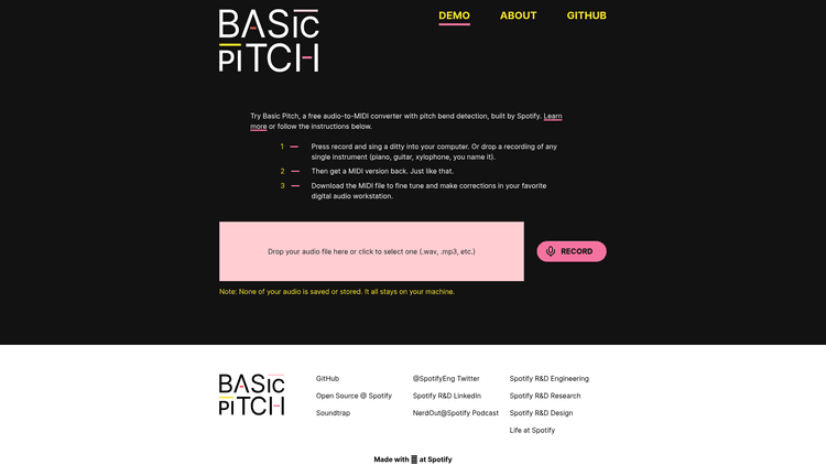 Basic Pitch - 1