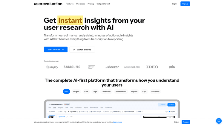 User Evaluation - 1