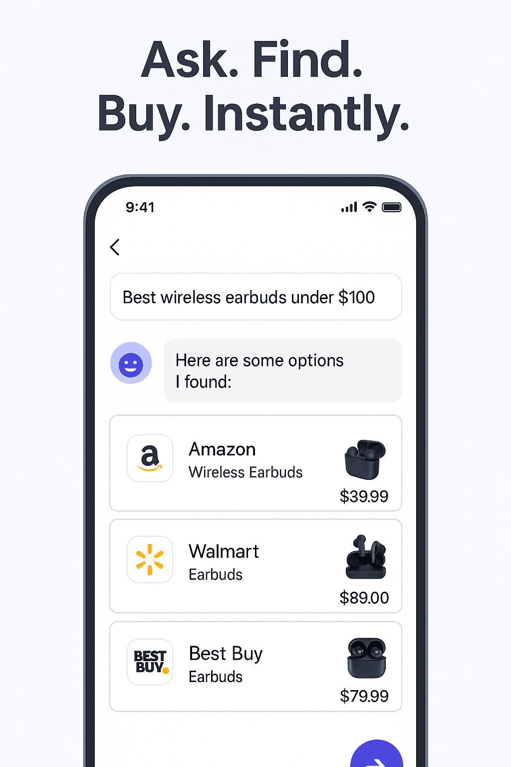 Blink AI Smart Shopping Assistant - 1