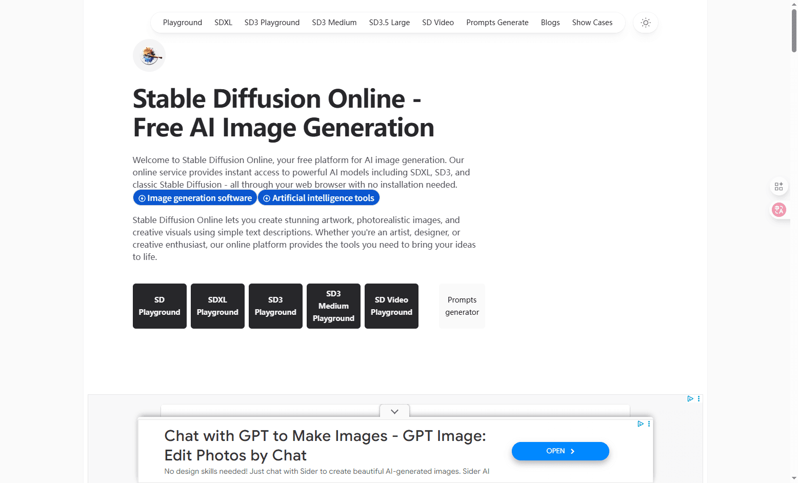 Stable Diffusion Online Free AI Image Generation - 1