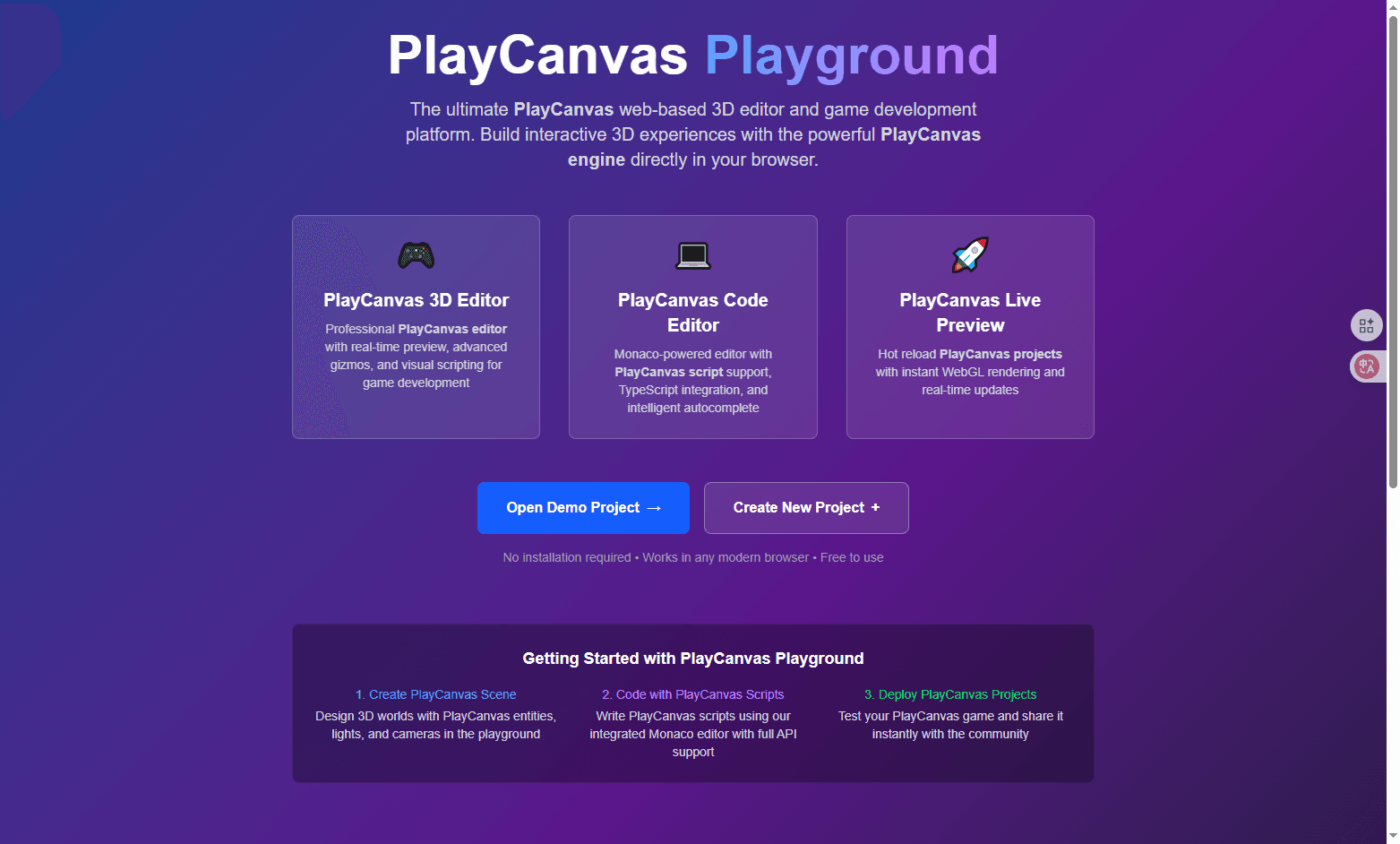 Playcanvas Playground - 1