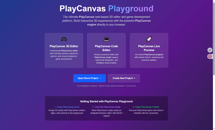 Playcanvas Playground - 1