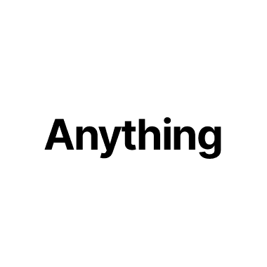 Anything logo