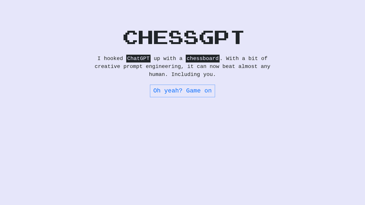 Chessgpt - 1