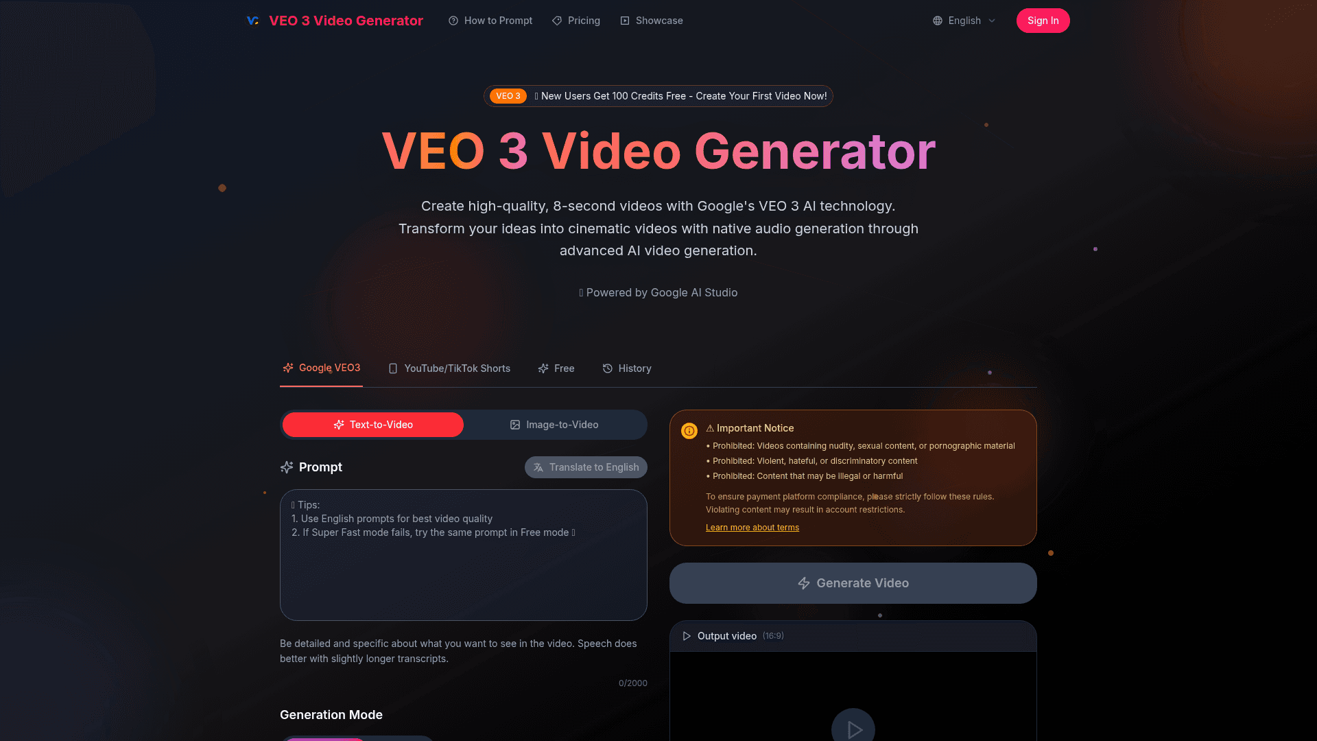 Veo3 Video Generator - 1