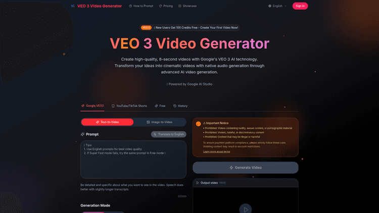 Veo3 Video Generator - 1