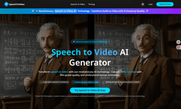 Speech To Video AI Generator - 1
