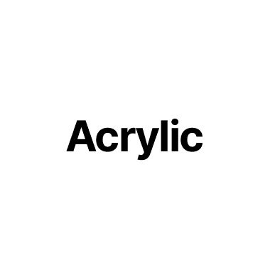 Acrylic logo