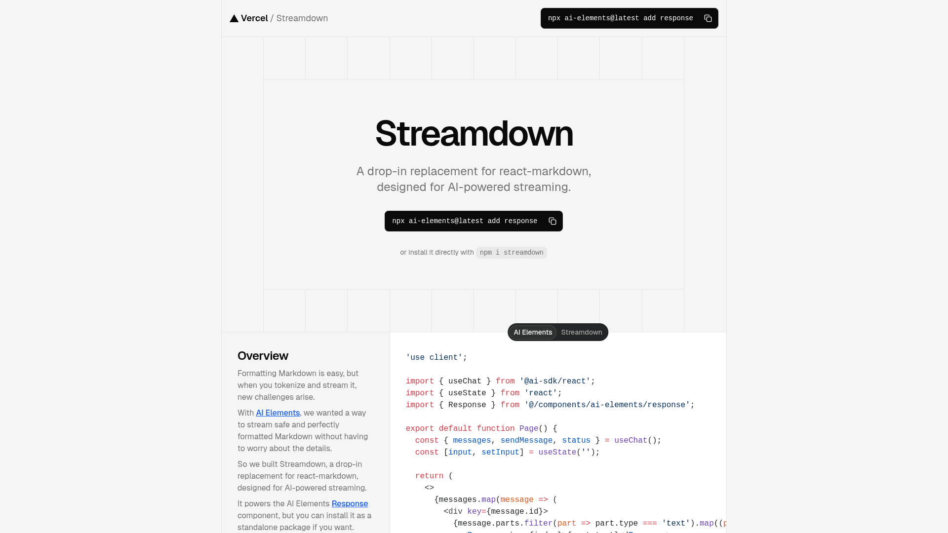 Streamdown - 1