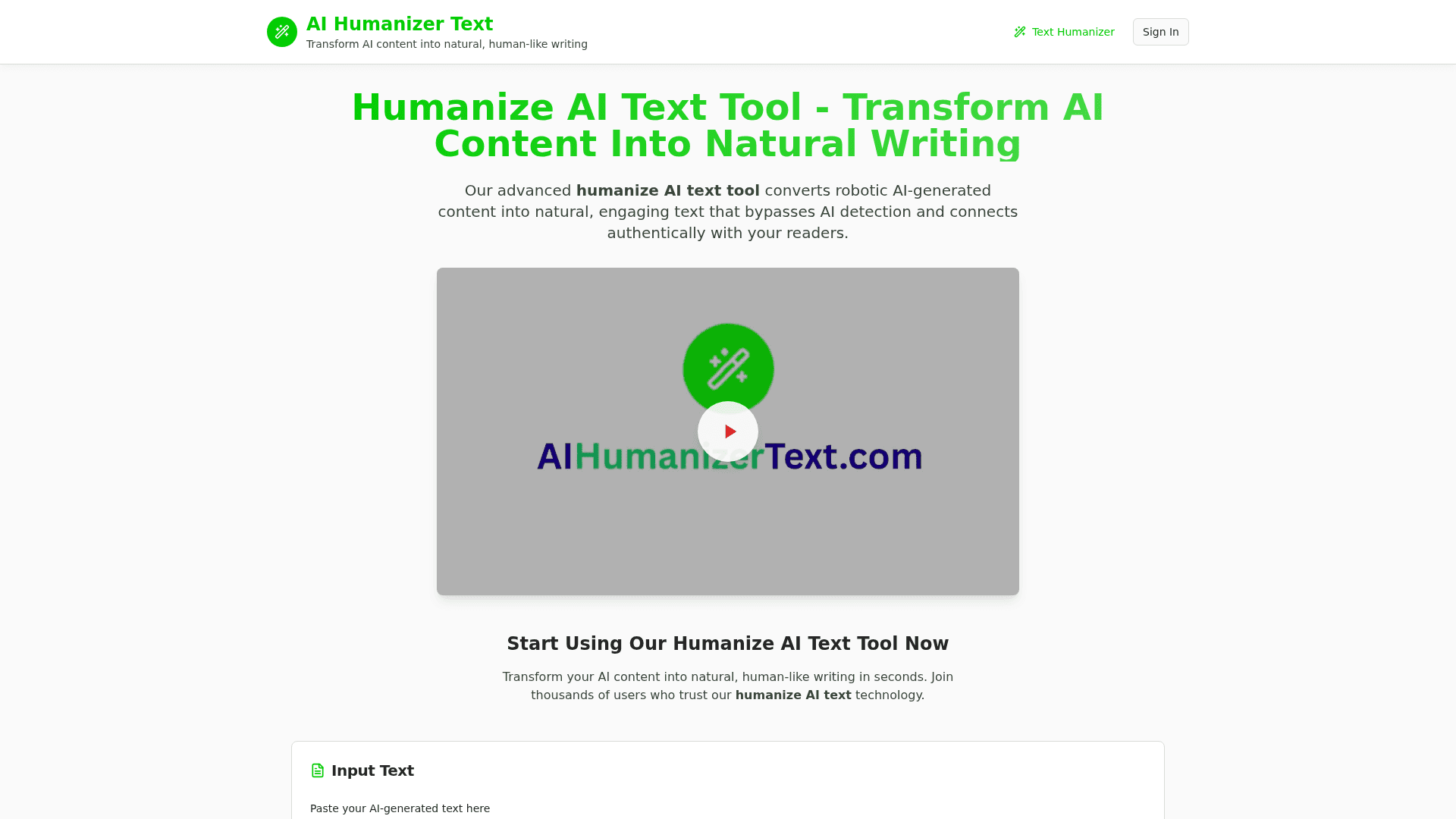 AI Humanizer Text - 1