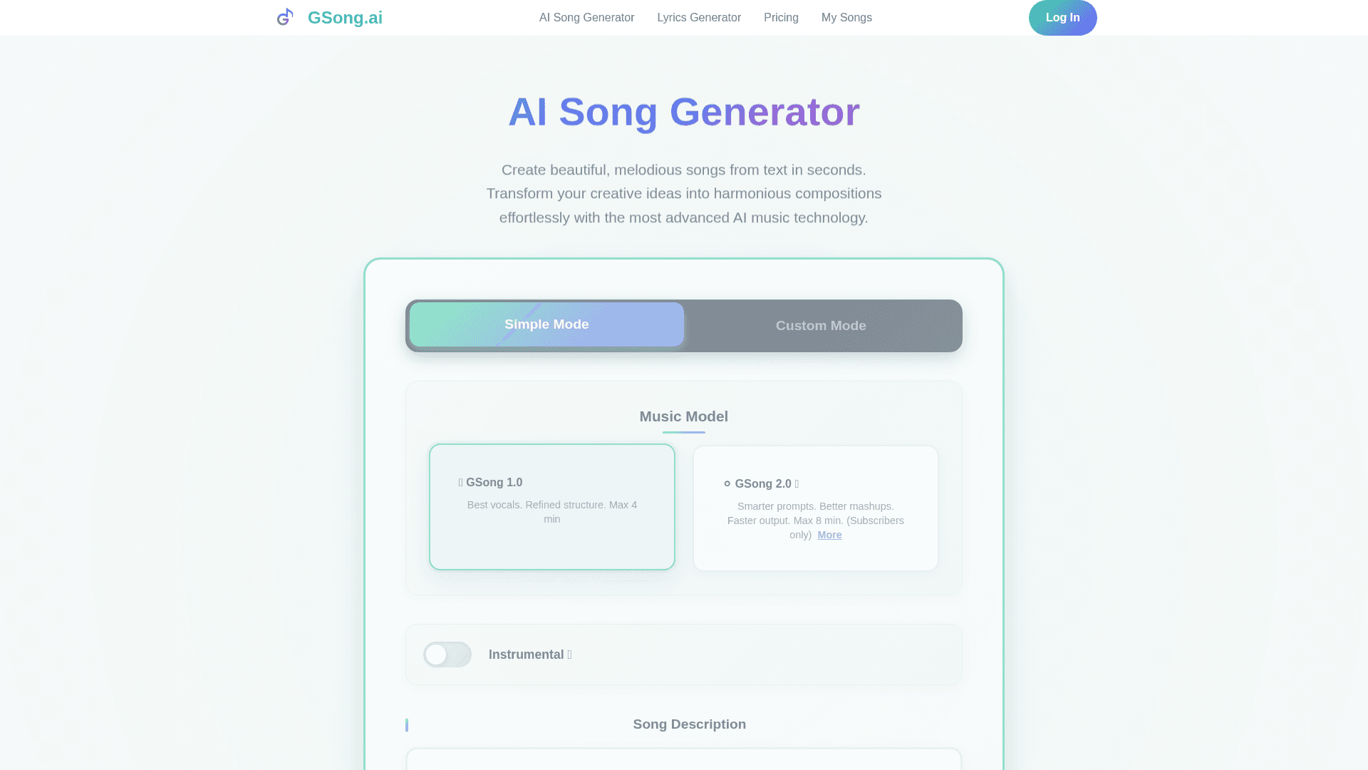 Gsong.ai - 1