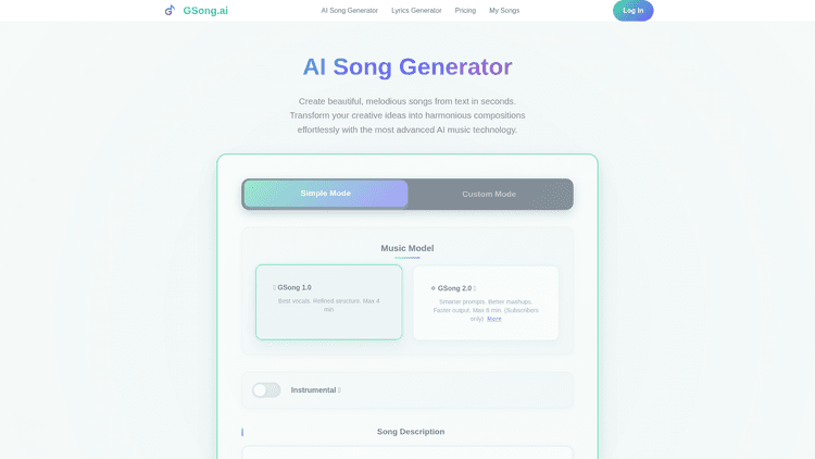 Gsong.ai - 1