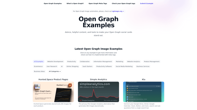 Open Graph Examples - 1