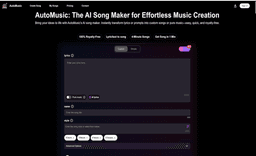 AI Song Maker Your AI Music Generator Automusic - 1